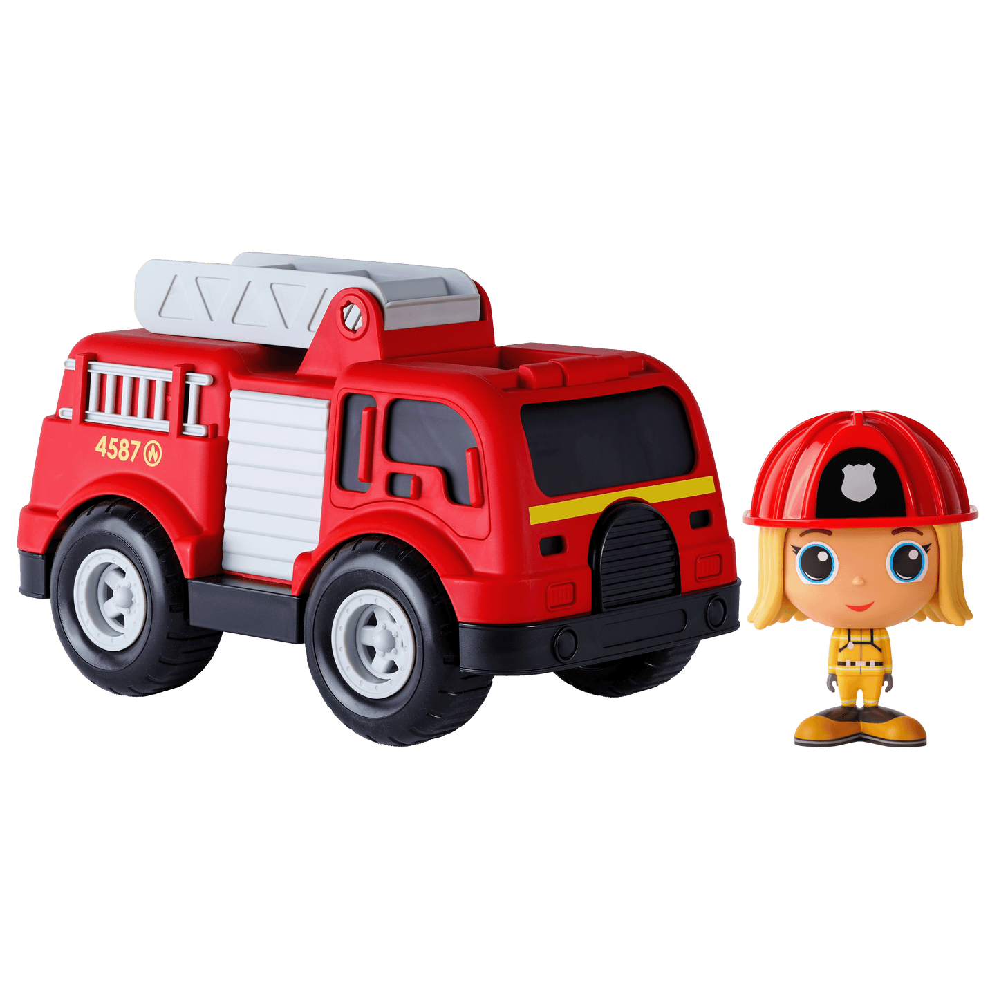 Camion de Pompier avec Figurine de votre choix